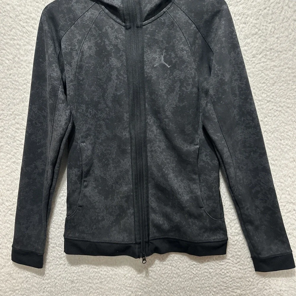 Jordan Men's Dri-FIT‎ Size S Sport Air Fleece Allover Print Full Zip Hoodie